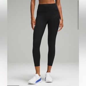 Lululemon fast and free 25 black size 2